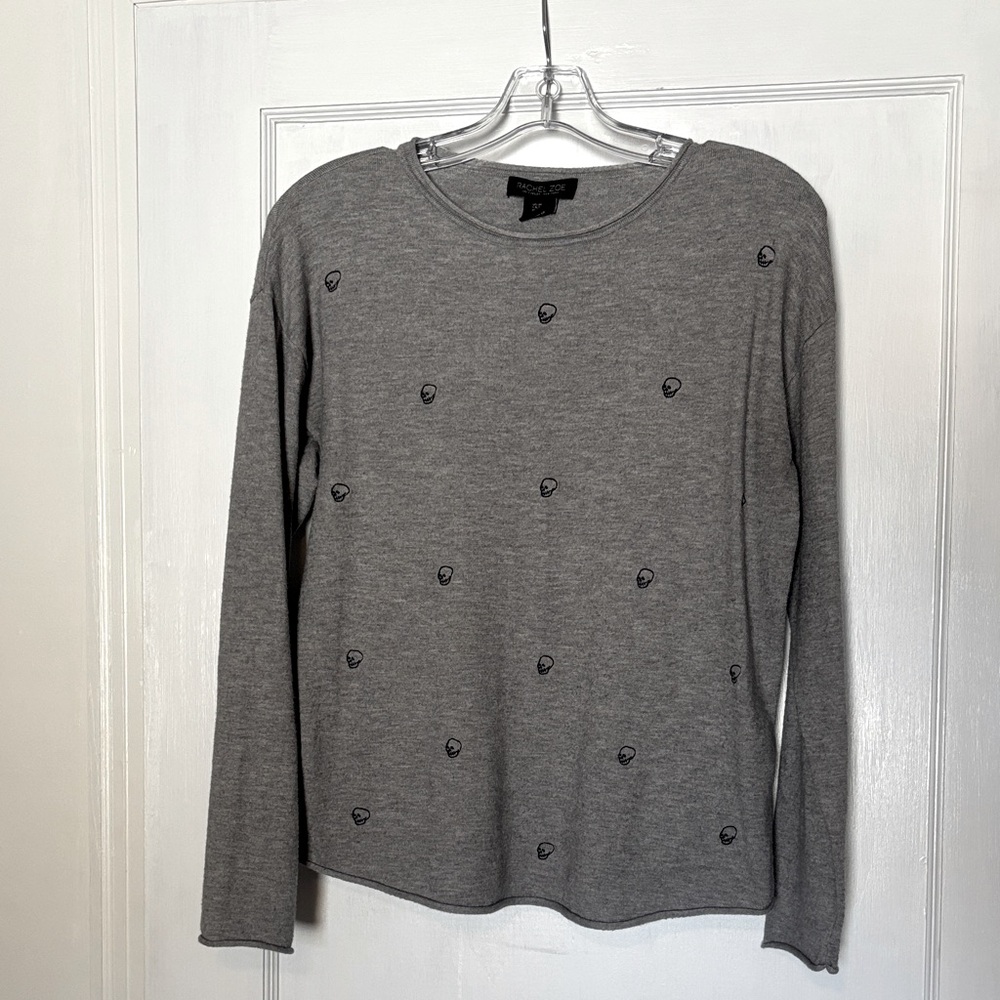 Rachel Zoe Gray Crew Neck‎ Sweater